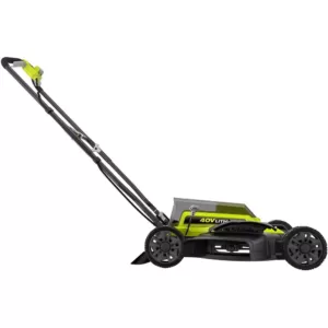 RYOBI 18 in. 40-Volt 2-in-1 Lithium-Ion Cordless Battery Walk Behind Push Mower 4.0 Ah Battery/Charger Included