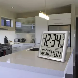 La Crosse Technology 16 in. x 20 in. Super Large Atomic Digital Wall Clock