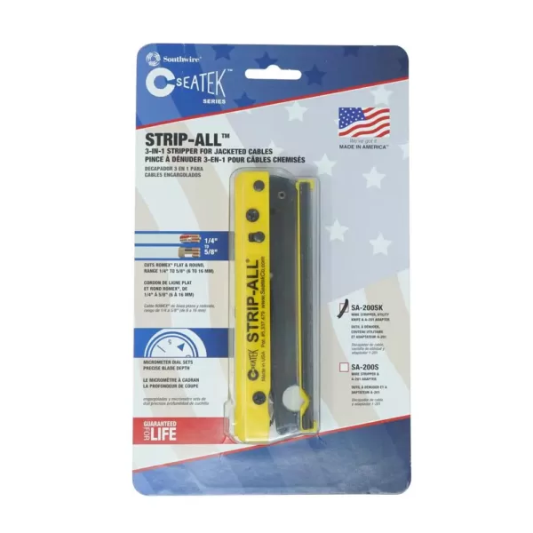 Southwire Strip-All Cable Stripper Plus Utility Knife