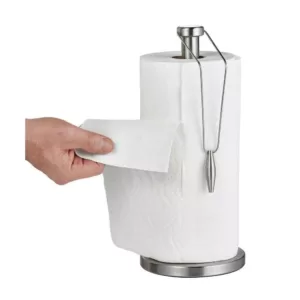 Alpine Industries Free Standing Stainless Steel Non-Slip Base Paper Towel Holder