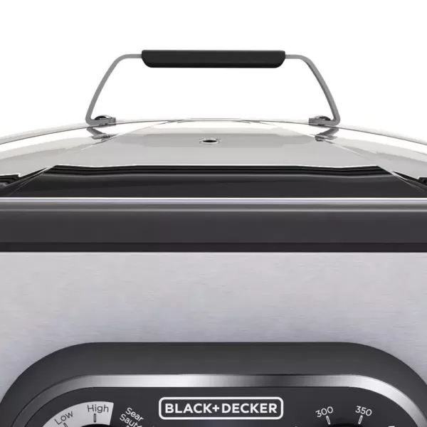 BLACK+DECKER 6.5 Quart Stainless Steel Slow Cooker