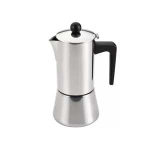 BonJour 6-Cup Stovetop Espresso Maker in Stainless Steel