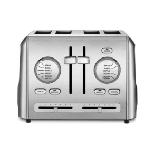 Cuisinart Custom Select 4-Slice Stainless Steel Toaster with Crumb Tray