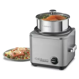 Cuisinart 8-Cup Stainless Steel Rice Cooker with Cord Storage