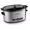 KitchenAid 6 Qt. Stainless Steel Slow Cooker with Glass Lid and Built-In Timer