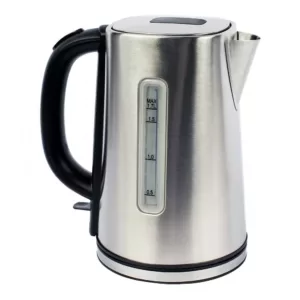 Magic Chef 7-Cup Stainless Steel Electric Kettle with Cord Storage