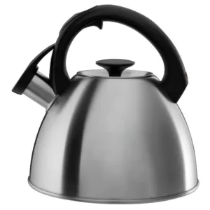 OXO Good Grips Click-Click 8.4-Cup Brushed Stainless Steel Tea Kettle