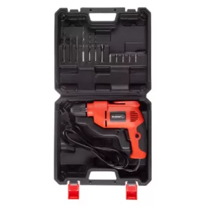 Stalwart 3.2 Amp Corded Electric 3/8 in. Power Drill with 6 ft. Cord and Carrying Case
