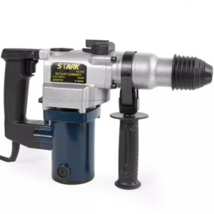 Stark 6.7 Amp 1/2 in. SDS-Plus Corded Rotary Hammer Drill with Chisel Bits
