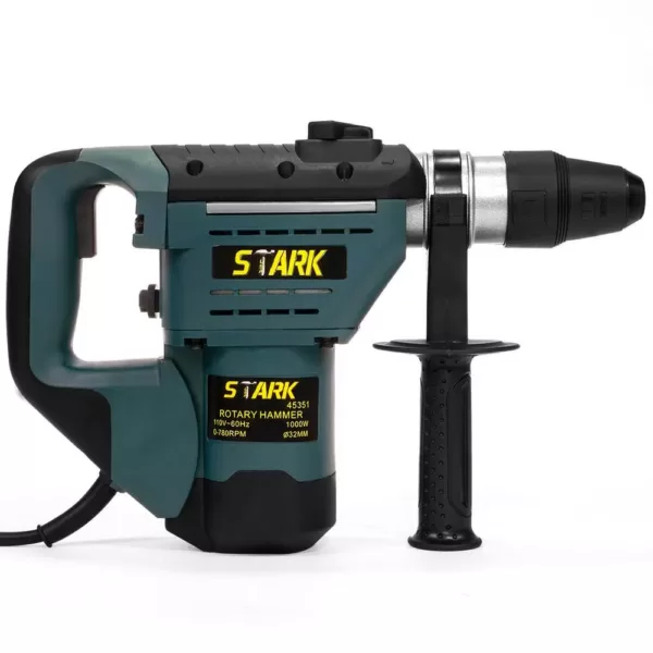 Stark 8.3 Amp 1/2 in. Corded Electric SDS-Plus Rotary Hammer Drill Kit with Chisel Bit Set