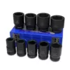 Stark 1 in. Drive Deep Impact Socket Set Cr-Mo 6-Point (1 in. to 2 in.) with Carrying Case (9-Piece)