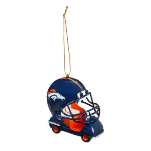 Team Sports America Denver Broncos 3 in. NFL Field Car Christmas Ornament