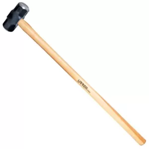 URREA 16 lbs. Steel Octagonal Sledge Hammer with Hickory Handle