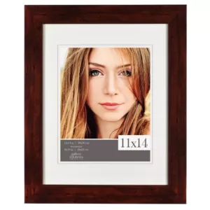 Pinnacle 8 in. x 10 in. Walnut Picture Frame