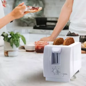 Better Chef 2-Slice White Wide Slot Toaster