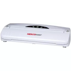 Nesco White Food Vacuum Sealer with Bags