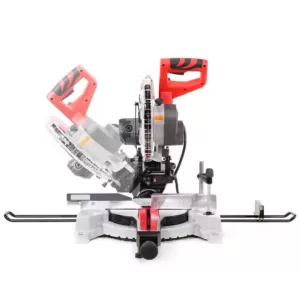 XtremepowerUS 15 Amp 10 in. Compact Sliding Single Bevel Laser Compound Corded Miter Saw