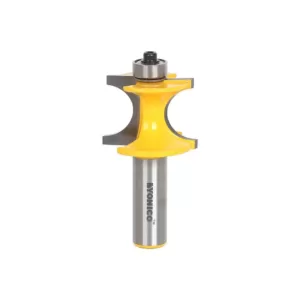 Yonico Bullnose Bead 3/4 in. Bead 1/2 in. Shank Carbide Tipped Router Bit